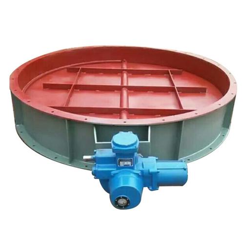 定制大口徑煙道風量調節閥 碳鋼電動手動蝶閥在高溫煙氣管道通風中的應用